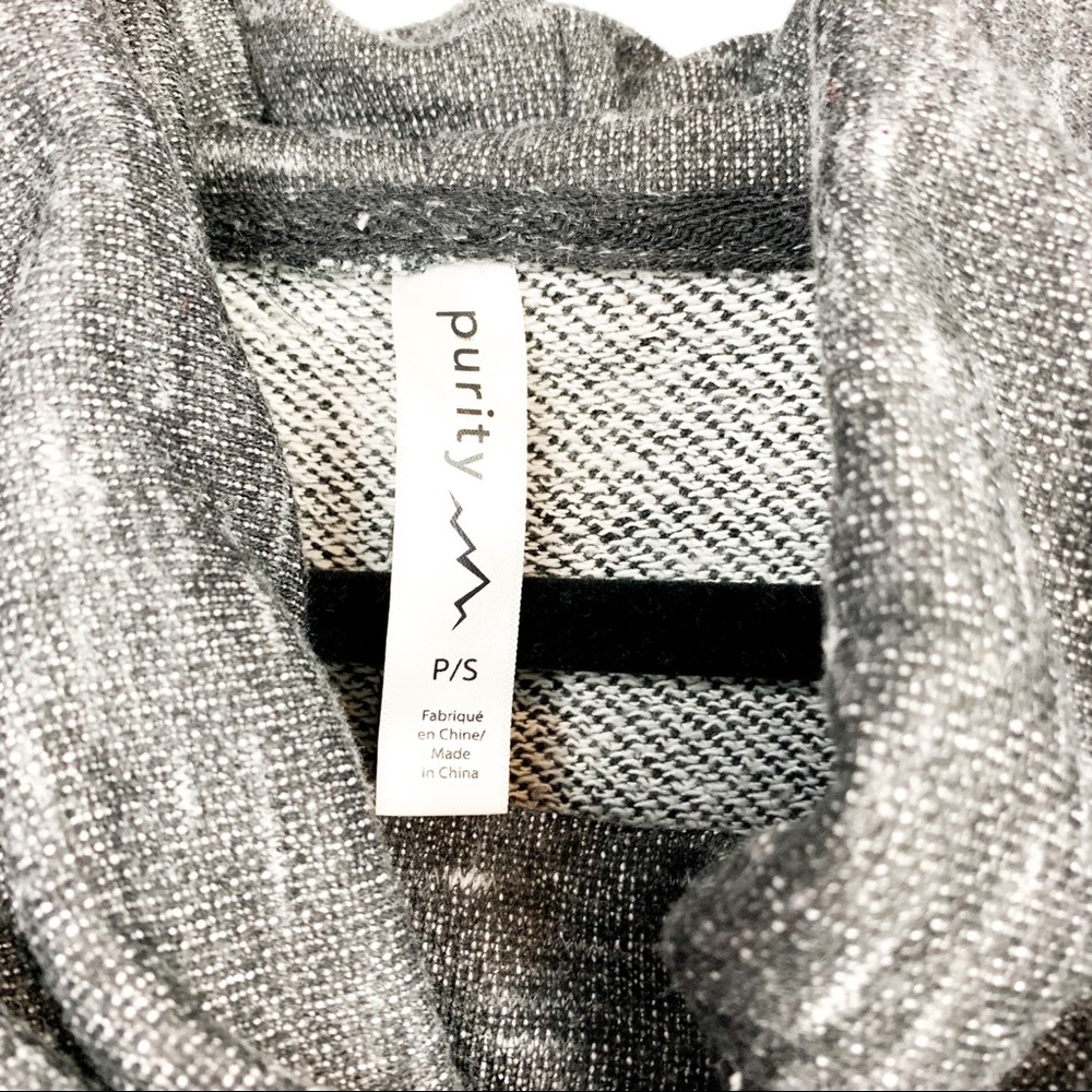 Long Sleeve Cowl Neck Athletic Sweater - Picture 3 of 10